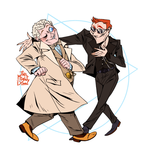  a Good Omens commission for @owlygem that i had not postedThismightydimo@ IG ✮ TW ✮ PATREON ✮✮✮ C