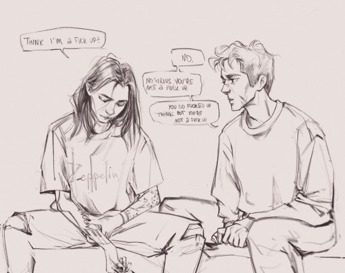Sirius & Remus From Not Another Band Au