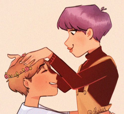shikerii: some cute namjin for summernamjin on twittertw: @ellaestduffers