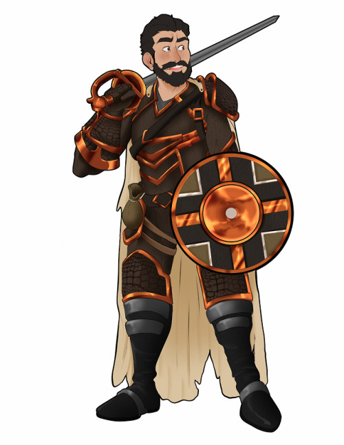 Did a fighter for my BF DnD campain he’s in!! 