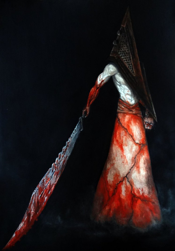 pixelated-nightmares:Pyramid Head by VeioLeiya 