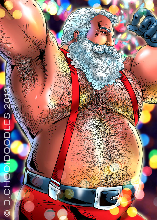 dchooidoodles:  Oh what the heck - here’s the third and final Santa - the chunkier