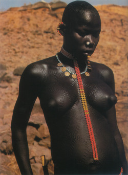 From The Last Of The Nuba, By Leni Riefenstahl.