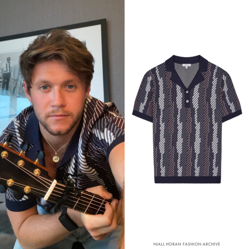Niall for the London Irish Charity Night In | June 11, 2020Reiss ‘Josh’ Cuban Collar Polo ($140)
