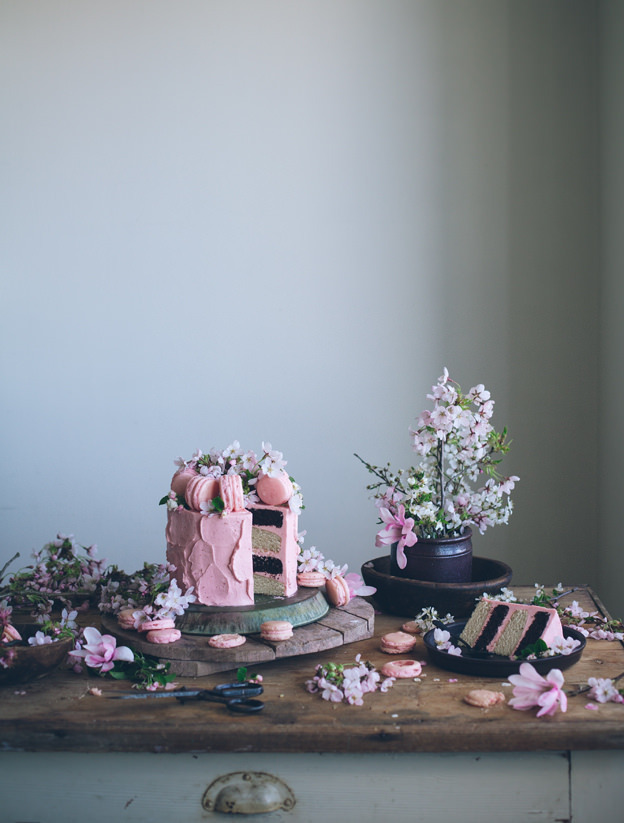sweetoothgirl:  Neapolitan Cake    xmayuu