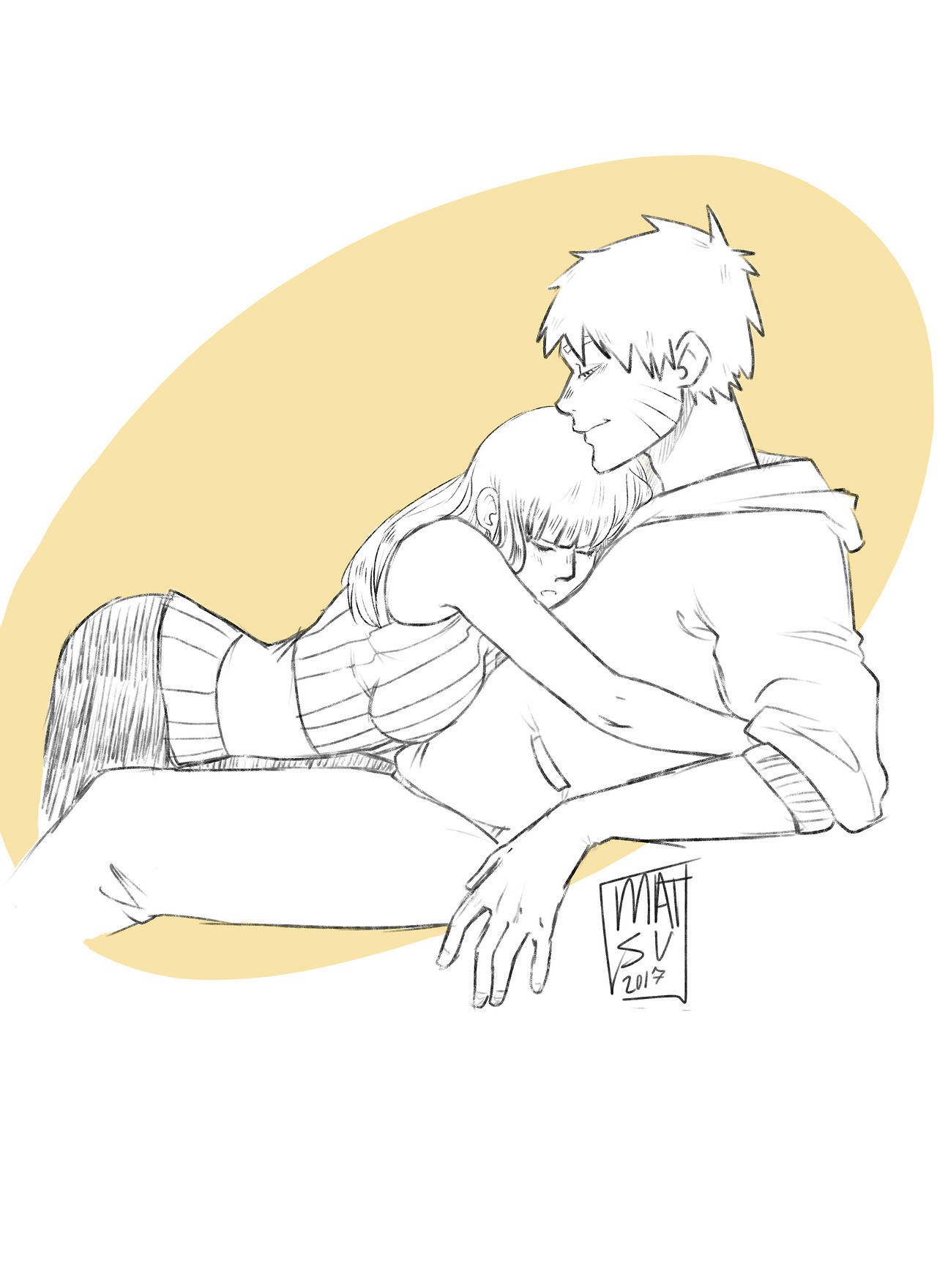 matsuokana:  I fully colored this pieces but dont care for it much colored, I might