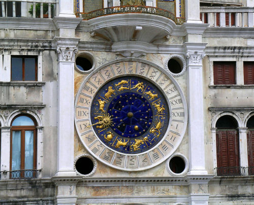 Clock face, St Mark’s Clock Tower, Venice