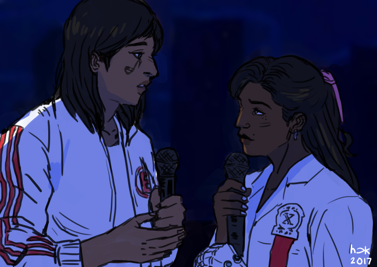thehypertuna:More High School Musical AU doodles cause why not! Here’s the previous