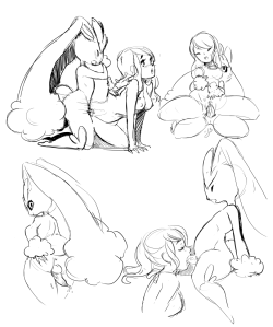 trainer-liviann:  I like the concept of male Lopunnies! Girls belong to @nurse-aurororora! The bottom is a girl from a comic she did with a male Lopunny! 