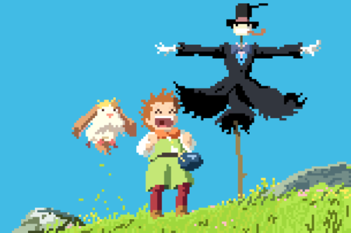 ca-tsuka:  8-bit Ghibli by Richard J. Evans 