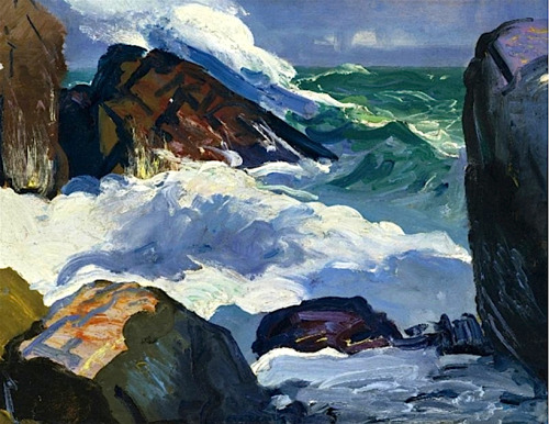 bofransson:  George Bellows Sunlit Surf 