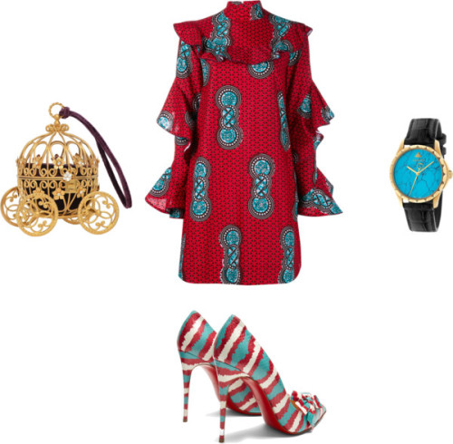 To the kill by triplea-1 featuring blue pointed toe pumpsStella Jean long sleeve floral dress, &euro