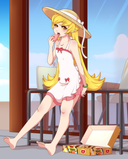 Best girl Shinobu Oshino commission for one