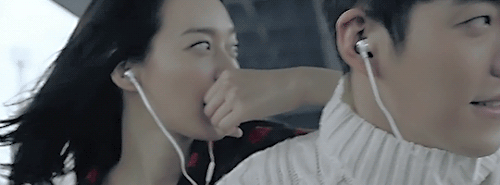 kimwoobinseyebrows:Kim Woo Bin &amp; Shin Min Ah for Giordano