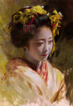 thecollectibles:  Geisha series by  Wangjie