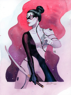 kevinwada:  Lady Bullseye2017 commission