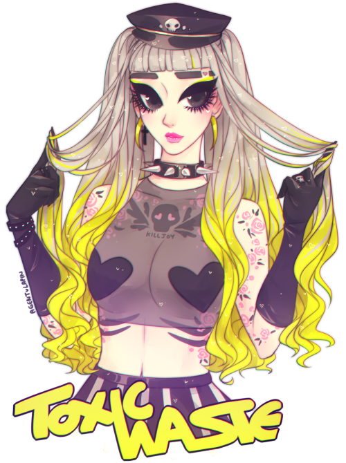 agent-lapin:  ϟ ϟ ϟ TOXIC WASTE ϟ ϟ ϟ - FULL