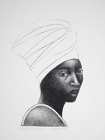 oeilvivide: Head  African American (2008) by Elizabeth Catlett Hausa woman, Chadawanka village, Niger (1971) by Eliot Elisofon 