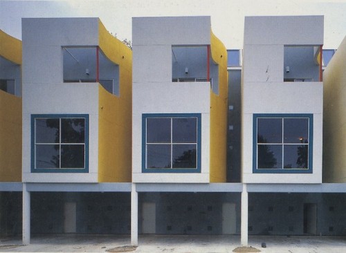 Arquitectonica, Milford Townhouses, Houston Texas, 1984