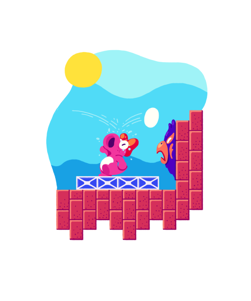 oops one more.teeny tiny worlds - super mario bros 2: bonk birdo