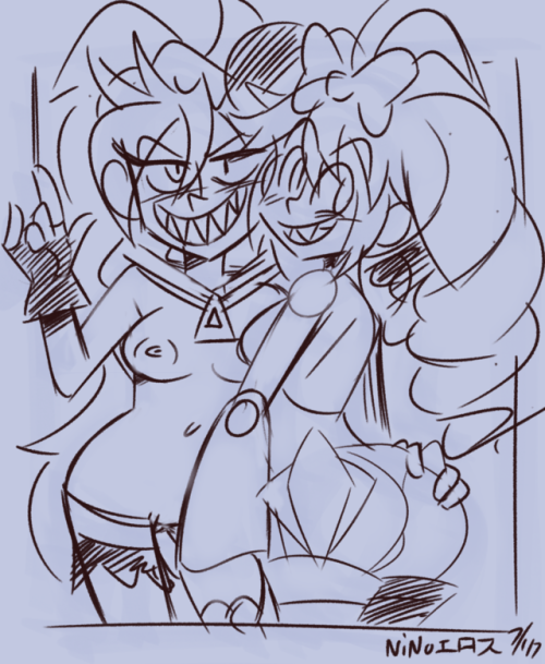 gokuvssonic2012:  Demencia x Micha a random crossover shipping that I personally like cause the are 