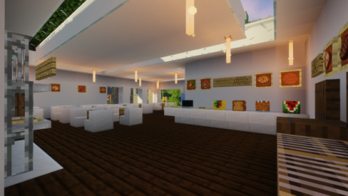 have some gratuitous pics of the minecraft museum my best friend and i built