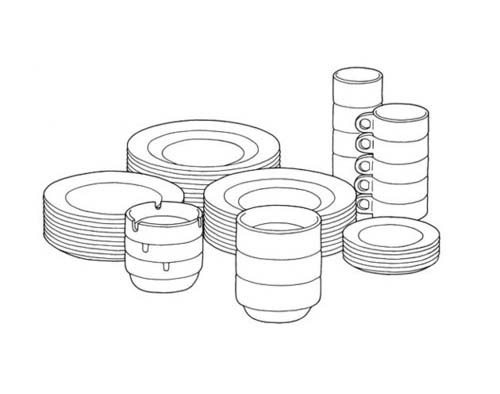 Otl Aicher, drawings from the book The kitchen for cooking, 1982. Source 1 + 2