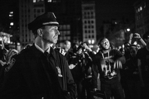 outlierimagery:Marching tonight for Mike Brown in NYC.Spread his name like wildfire. 