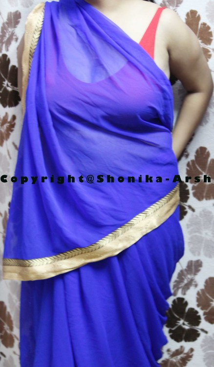 shonikaarsh: Saree wali girl with bra and panty….:!
