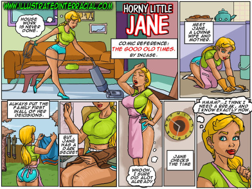 Horny little Jane by Incase from Illustrated interracial