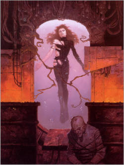 Artsytoad:  Gerald Brom, The Incubator (Cover Of Starfall, By Martin H. Greenberg)