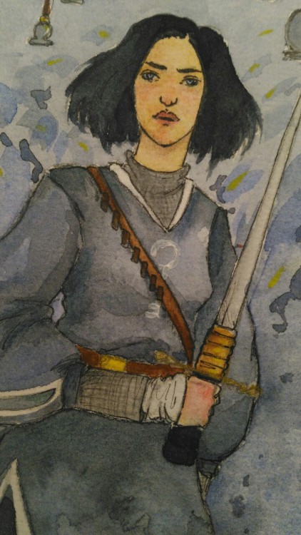 leaveneave: So to kick off my art blog, (!!) I’ve decided to draw the ever determined Sabriel 