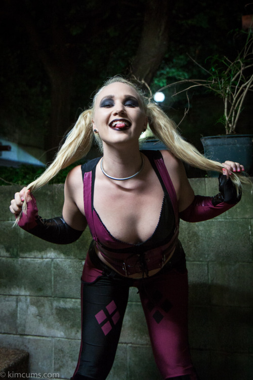 Cosplaying Harley really brings out my inner insanity.