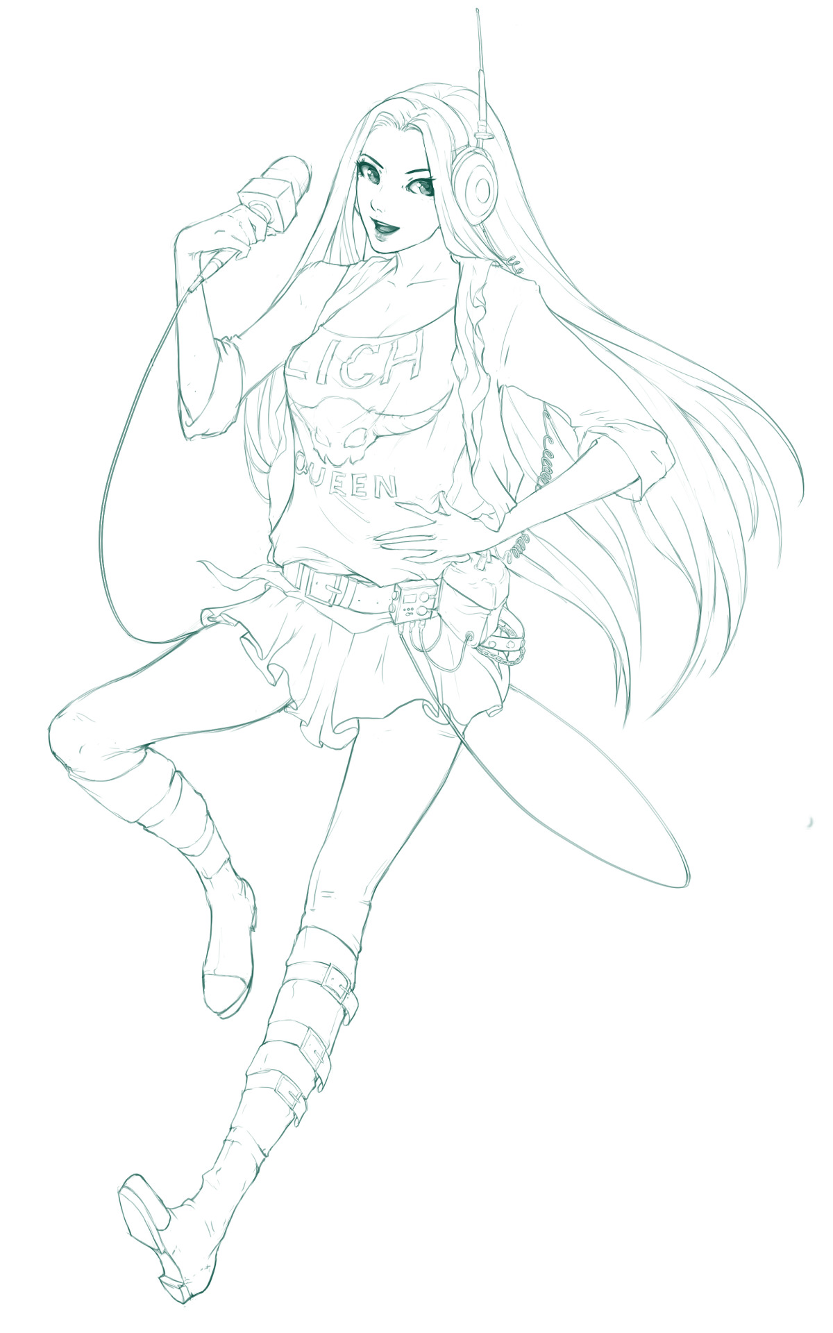 feversea:  DJ Irelia Commission, a lovely original skin. :)[ Queue 1/40 | Full Image