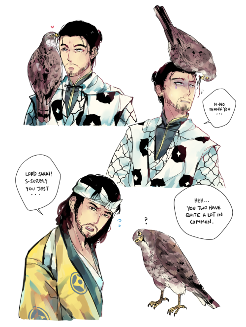 Silly idea in which Jin rescues an injured hawk and names it (unoriginally) Taka. Jin spends lots of
