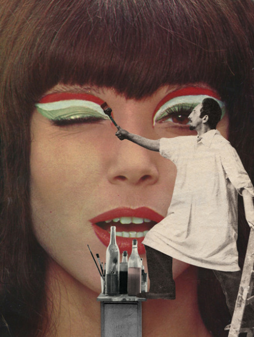 asylum-art-2:  Sammy Slabbinck : Strange  andCollage   The collage artist 