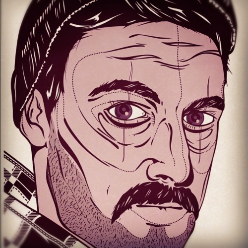 bulletbeardletters:  self portrait, 2013 