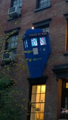 doctorwho:  Spotted in NYC’s West Village