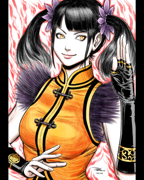 Arttrober-Day17: Xiaoyu TekkenLing Xiaoyu in her Fated Retribution outfit.Link to Arttrober2020 prom