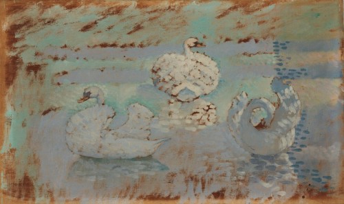 Three Swans, Henri-Edmond Cross, c. 1899-1900, Harvard Art MuseumsHarvard Art Museums/Fogg Museum, G