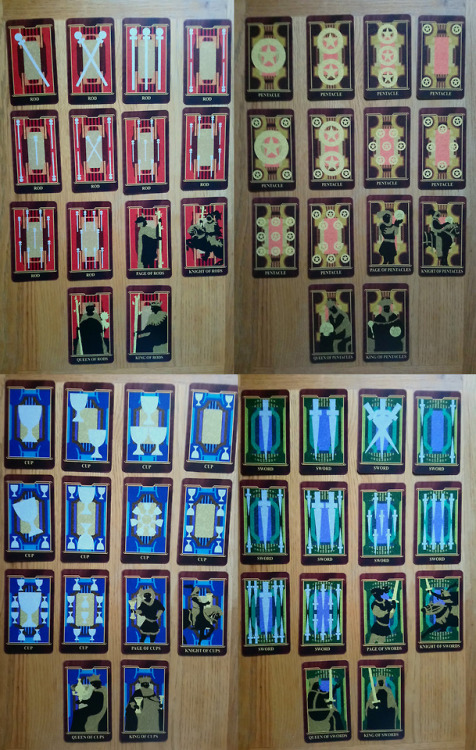underground-reality: With the P2 deck now made I’ve created the full tarot decks from the Pers