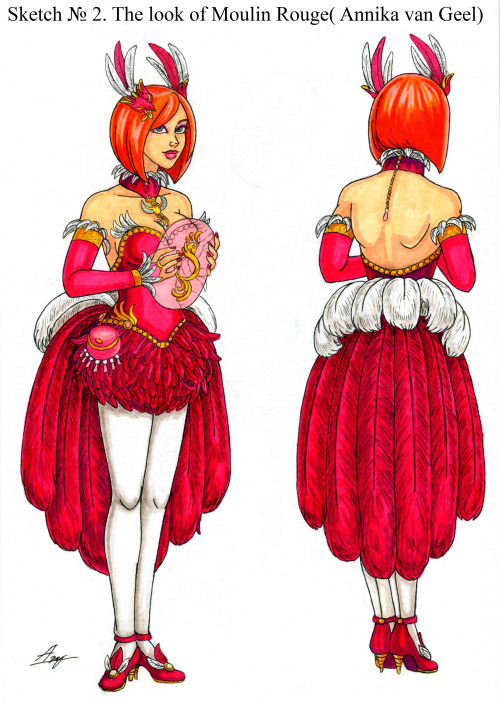 Overwatch Character Design- Moulin Rouge( Annika Van Geel)