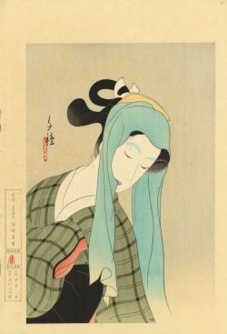 pintoras:  Chigusa Kotani (Japanese, 1890 - 1945): Dance (1922) (via Ukiyo-e.org) 