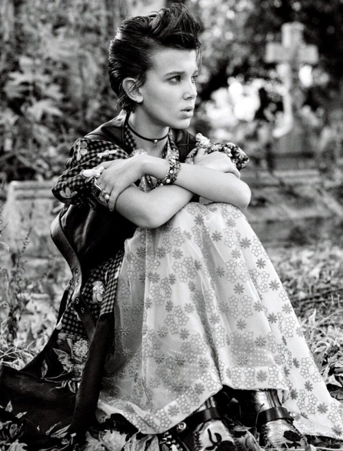 nancybyrs:millie bobby brown for interview magazine by mikael jansson