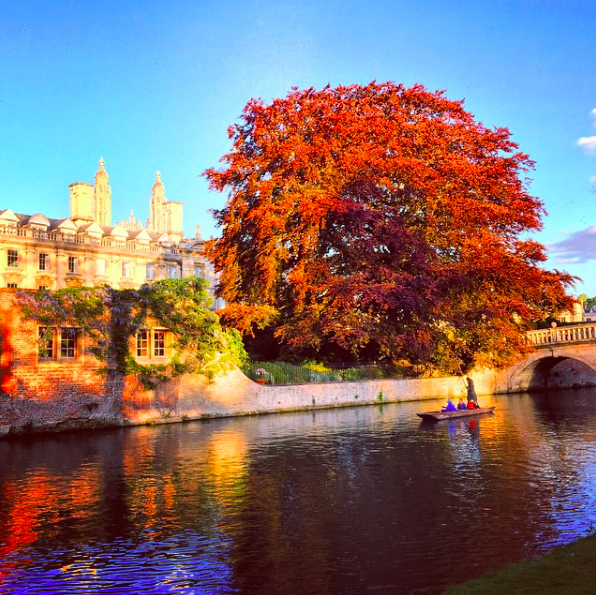 I’m lucky to go to university in such a beautiful town.
Clare College, Cambridge, England.