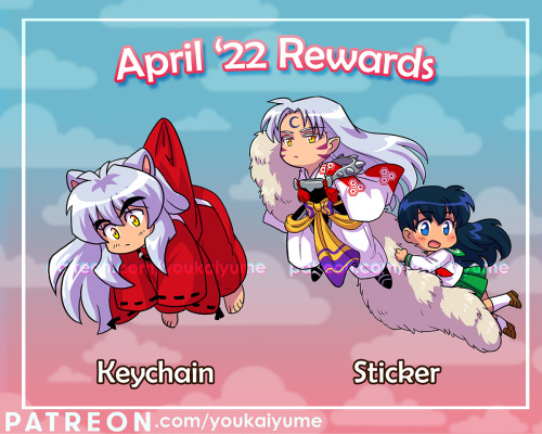 April merch preview! So after months of no Inuyasha merch I just decided to throw a bone (heh) and d