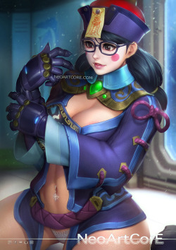 overwatch-fan-art:Mei Halloween Terror 2017 by NeoArtCorE  ;9