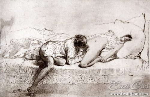 theobscene:  Mihály Zichy - Hungarian - 1827-1906  The bottom one is awesome.