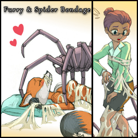 Furry &amp; Spider Bondage Bundle. IInspector Walters has a secret fursuit fetish and