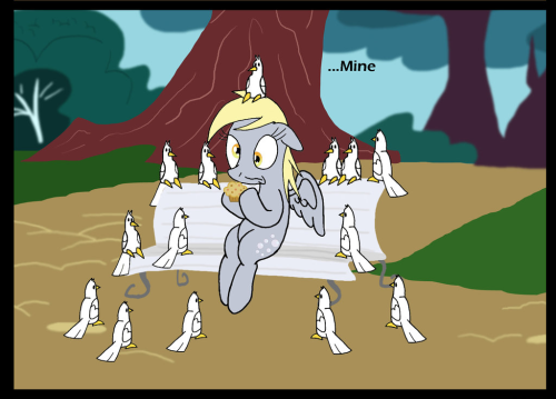 fisherpon:  My Muffin by ~DragonBlood6400  xD Aww, poor Derpy <3